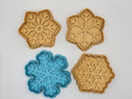 Snowflake Cookie Cutter Playdoh Stamp