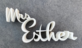 Name Plate Esther