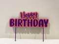 Happy Birthday Cake Topper