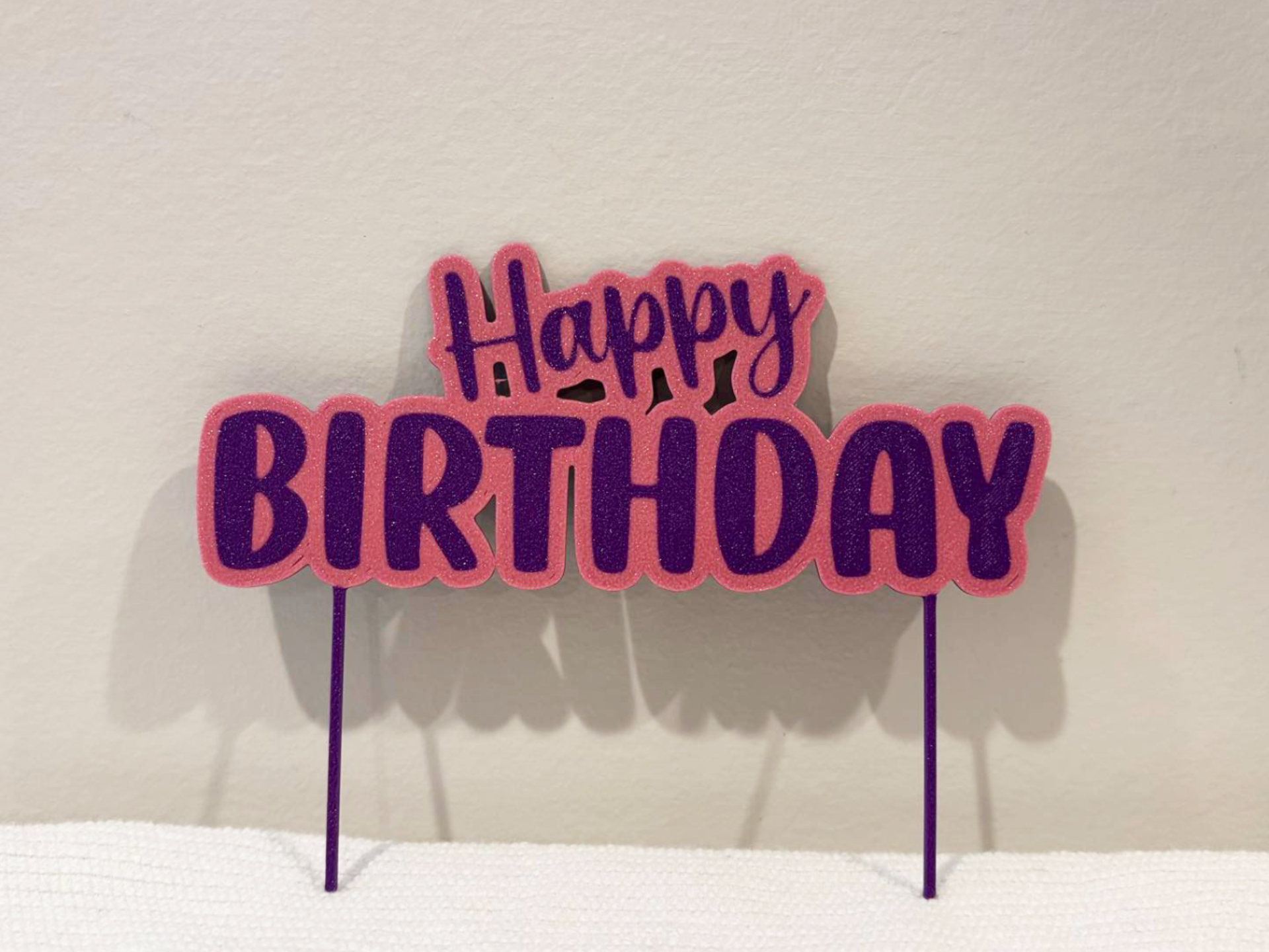 Happy Birthday Cake Topper