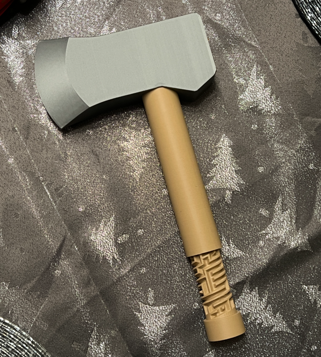 Battle Axe with secret Maze Puzzle container.