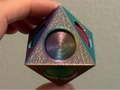 Spinning Sphere Inside the Octahedron | Fidget Toy