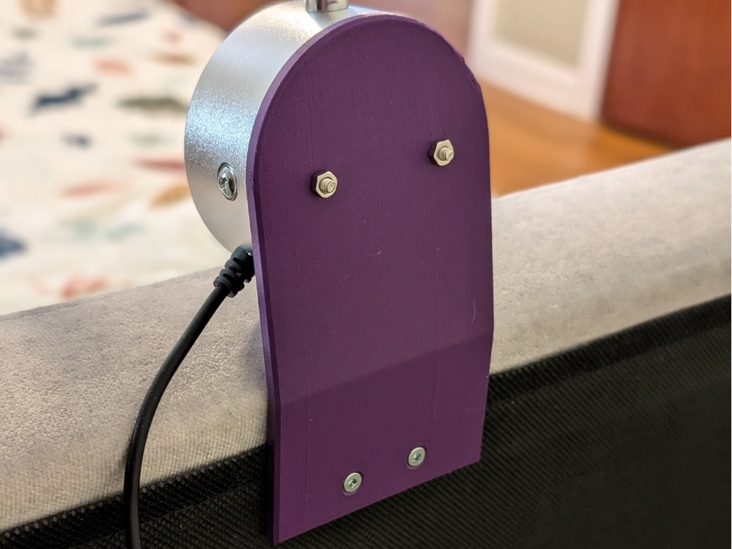 Bed light support