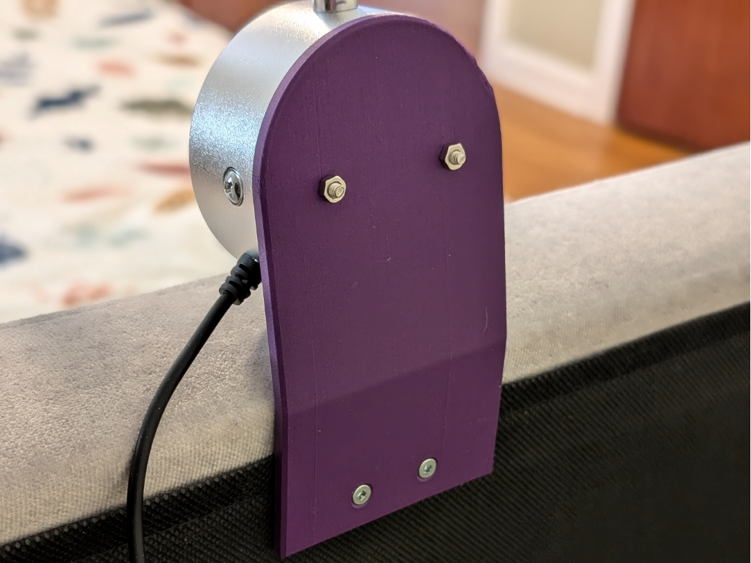 Bed light support