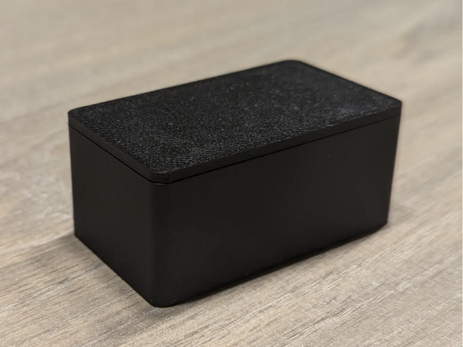 Box with rounded corners and lid