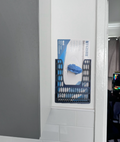 rubber glove box wall storage