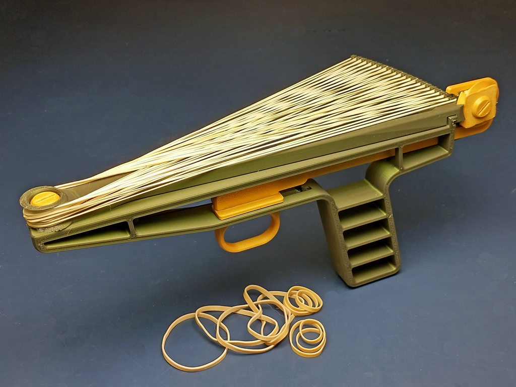 21-Shot Rubber Band Shooter