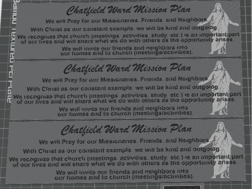 Chatfield Ward Mission Plan