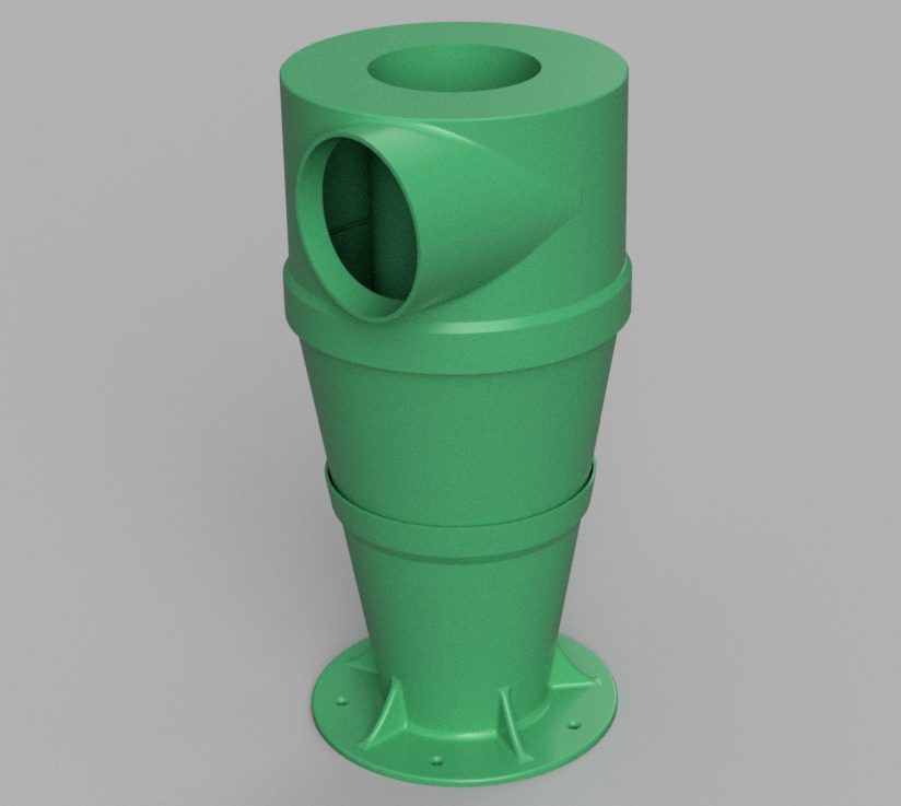 Large Cyclone Dust Separator 100mm 4" extractor