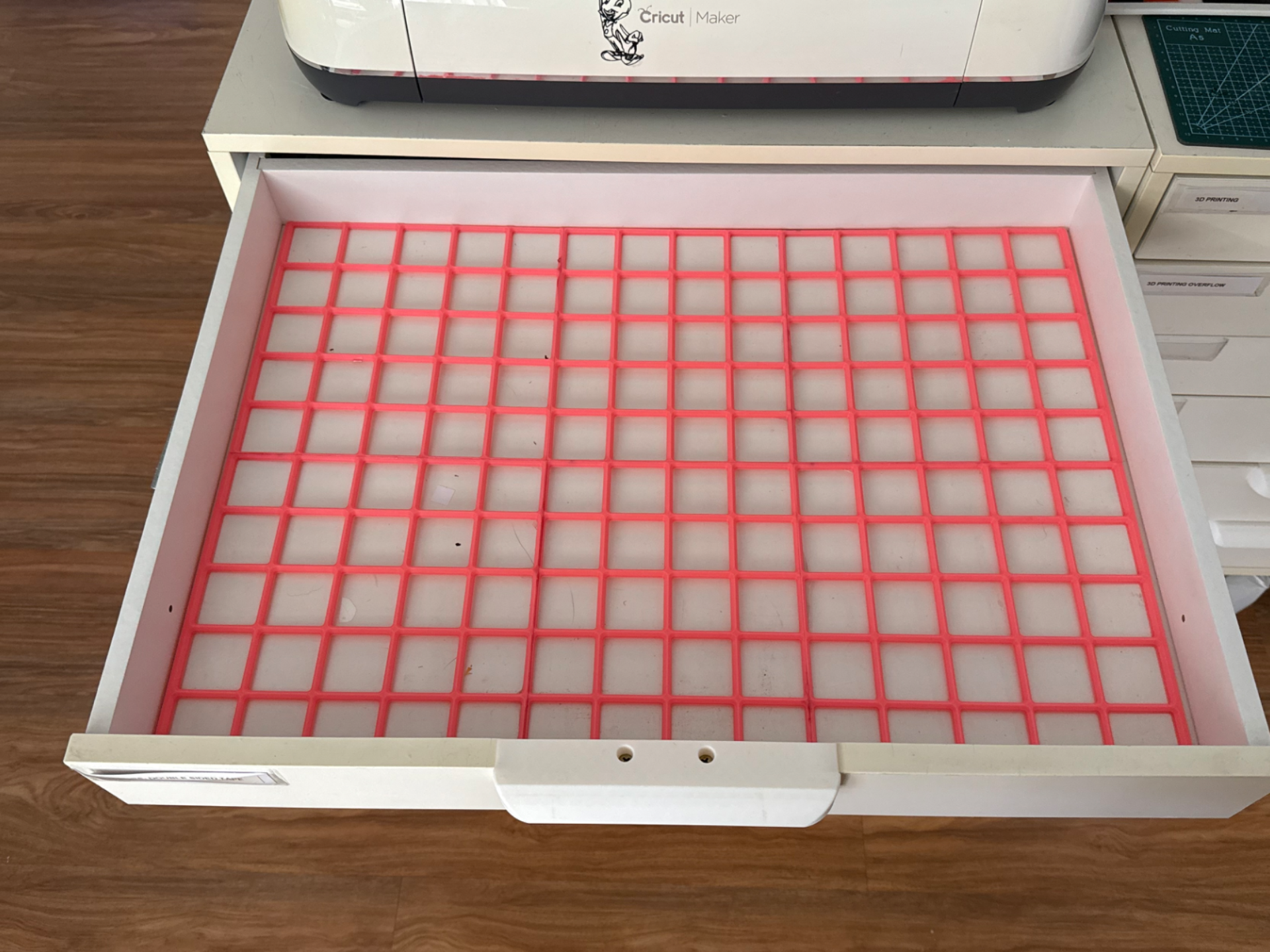 Gridfinity Grid for Lg Ikea Alex Drawer 60X42cm