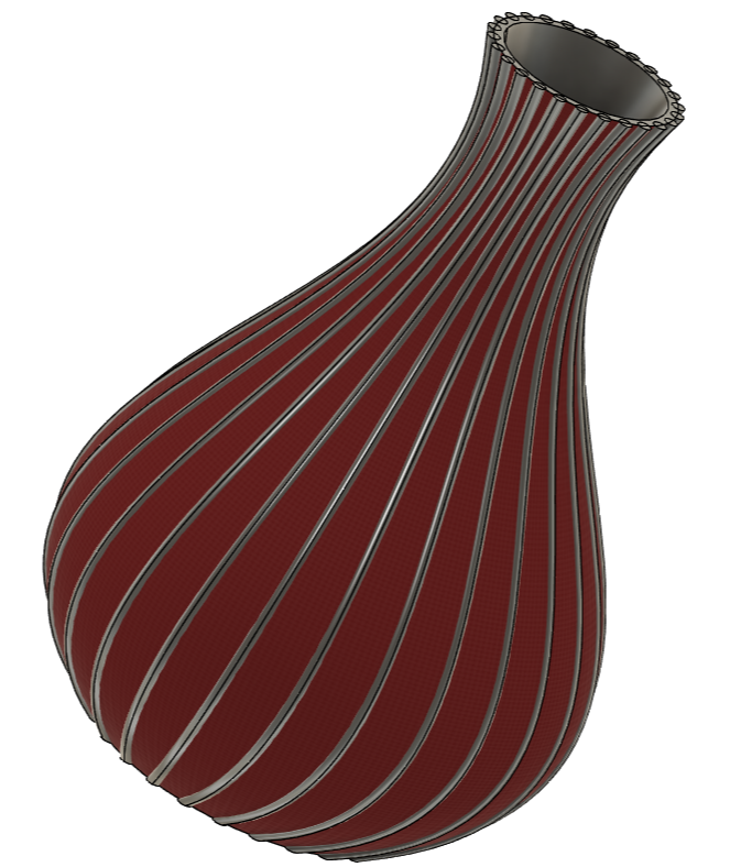 Spiral Vase 15 cm