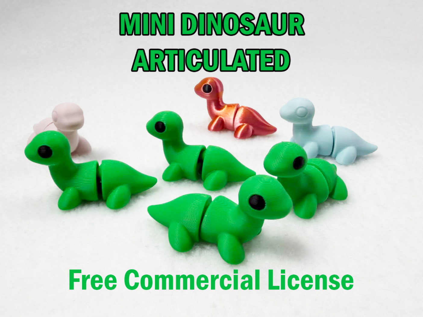 Mini Articulated Dinosaur