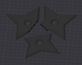 4 Point Throwing Star Magnets