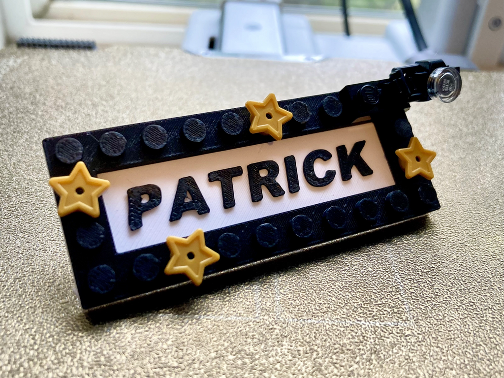 Brick Name Tag