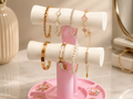 Modern Jewelry Organizer Tower with Accessory Tray