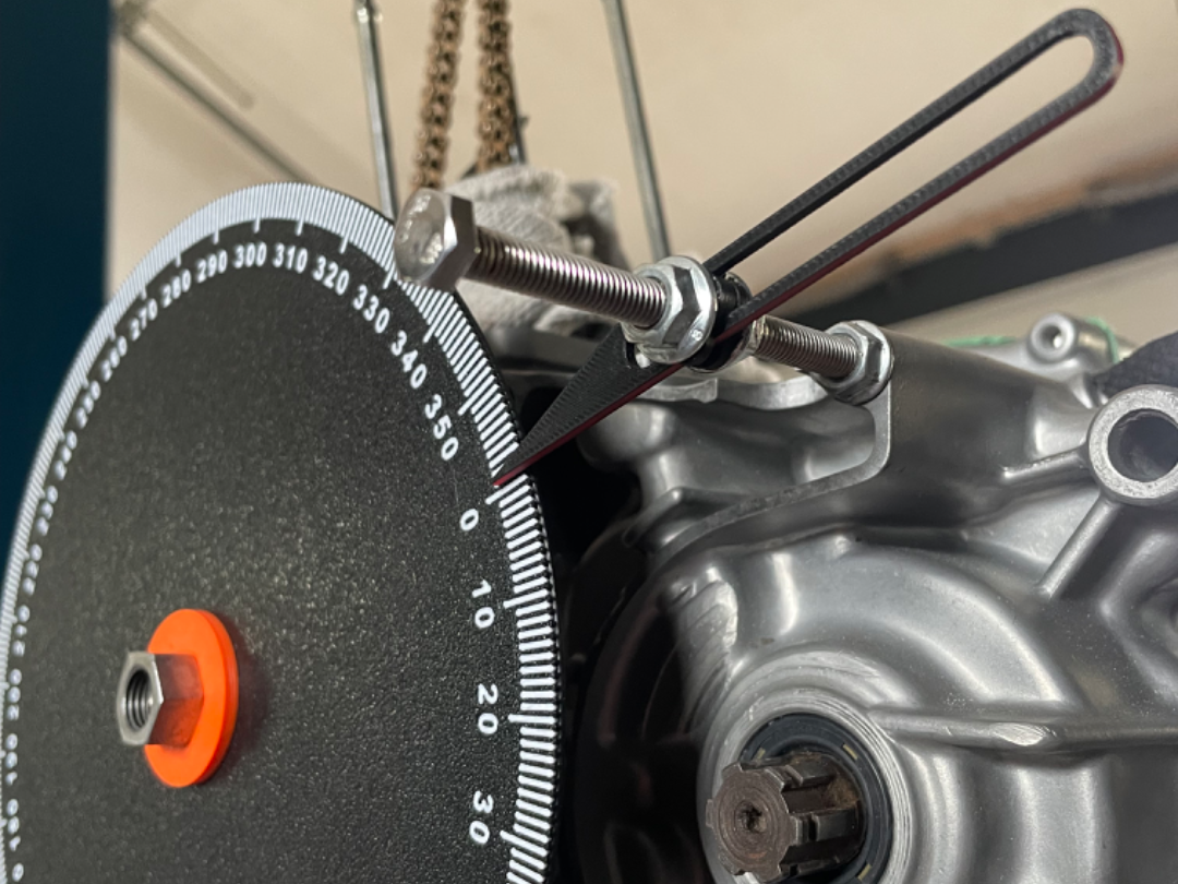 Gradscheibe für Motor-Zündeinstellung