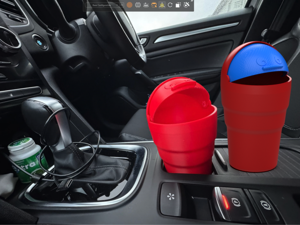 Auto Trash Bin Portable Car Trash Can