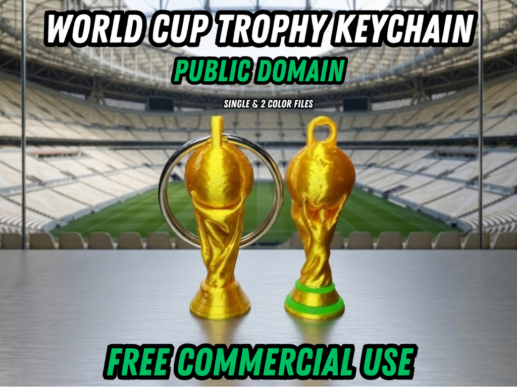 World Cup Trophy Keychain (Public Domain)