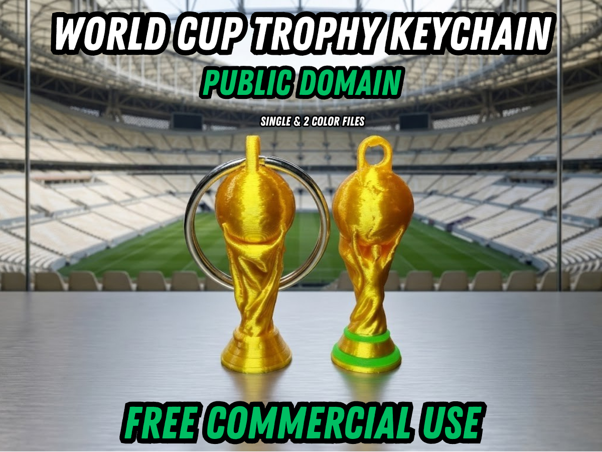 World Cup Trophy Keychain (Public Domain)