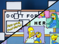 The Simpsons Photo Frame, 'Do It For Her'