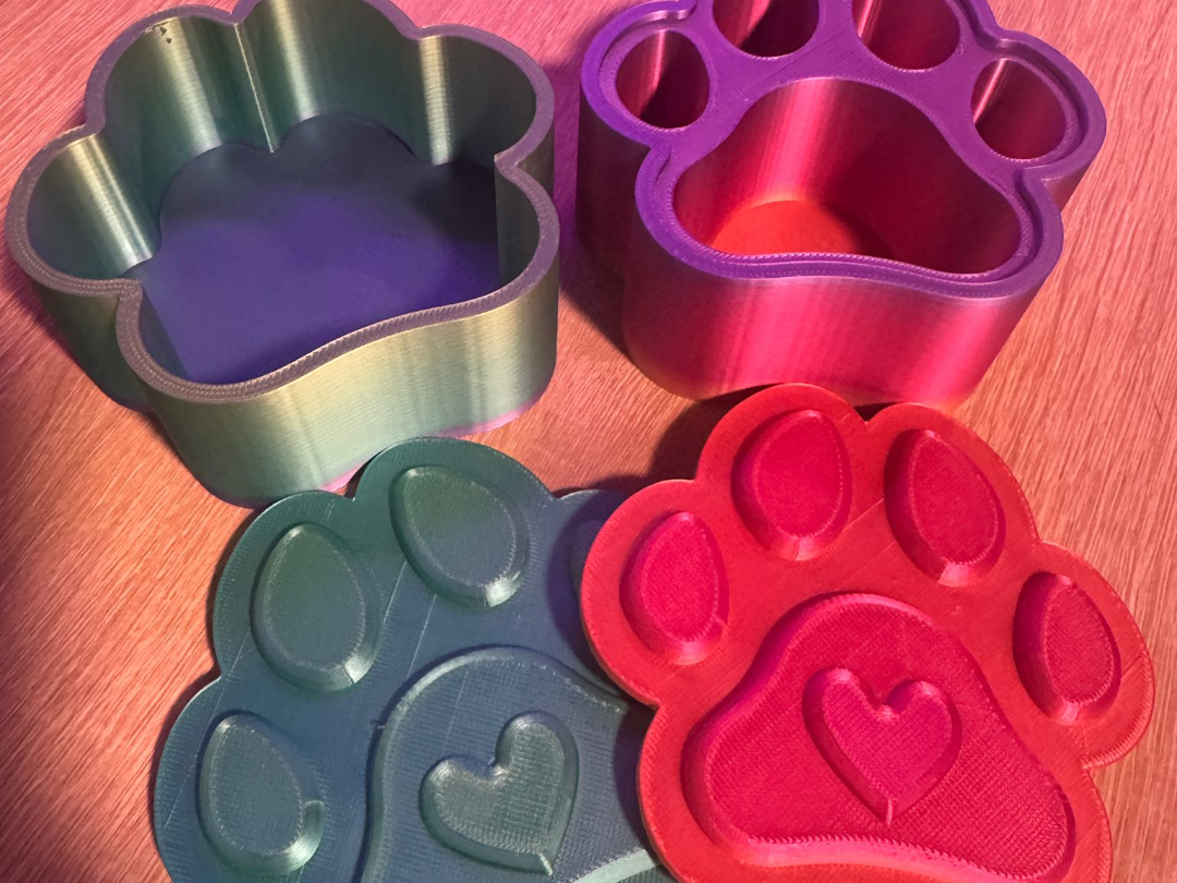 Pfoten Dose für Schmuck oder Leckerchen