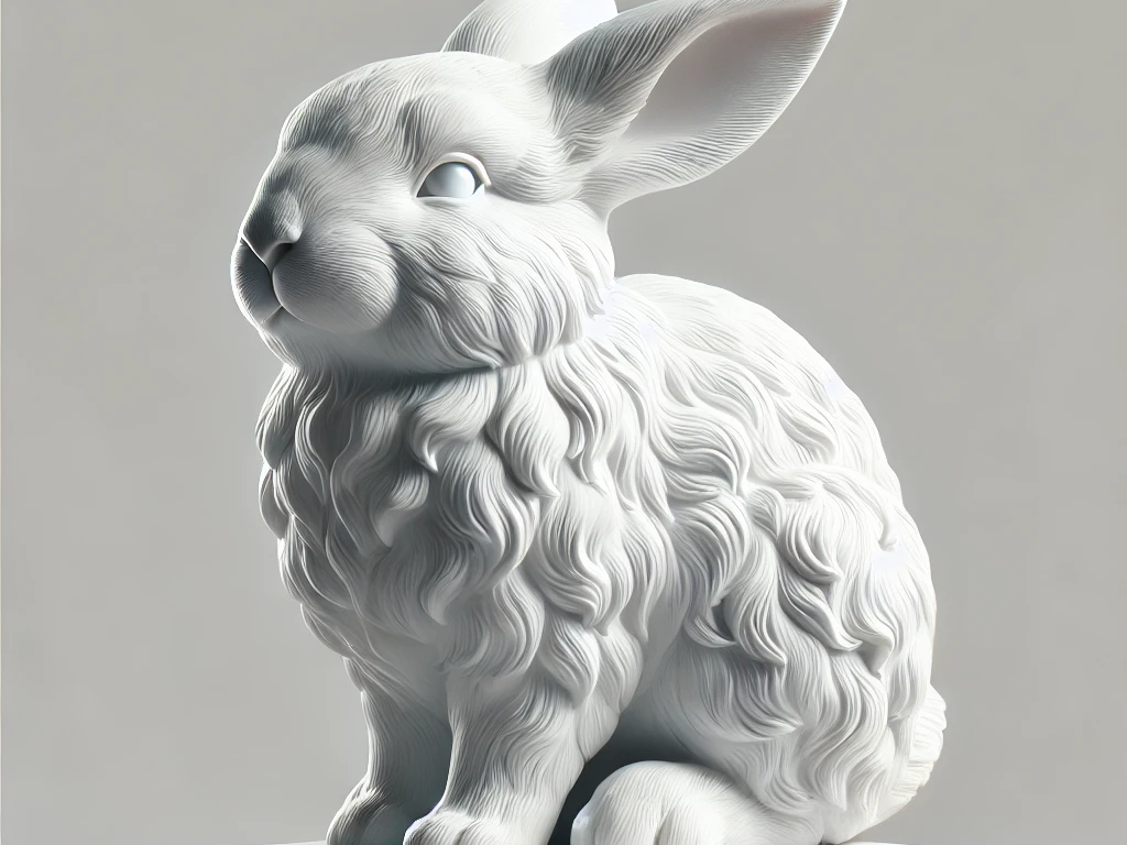 Bunny statue