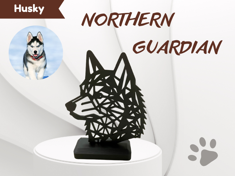 Husky Dog Silhouette