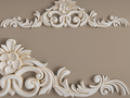 Plaster decorative ornamet