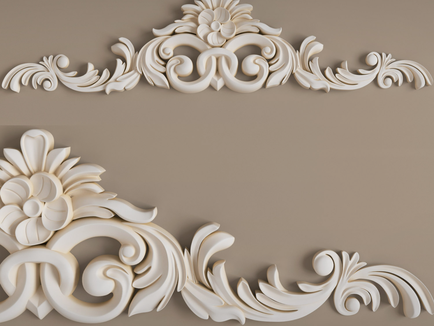 Plaster decorative ornamet