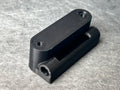 Bambu Lab P1S spacer for rear spool with PTFE routing hole