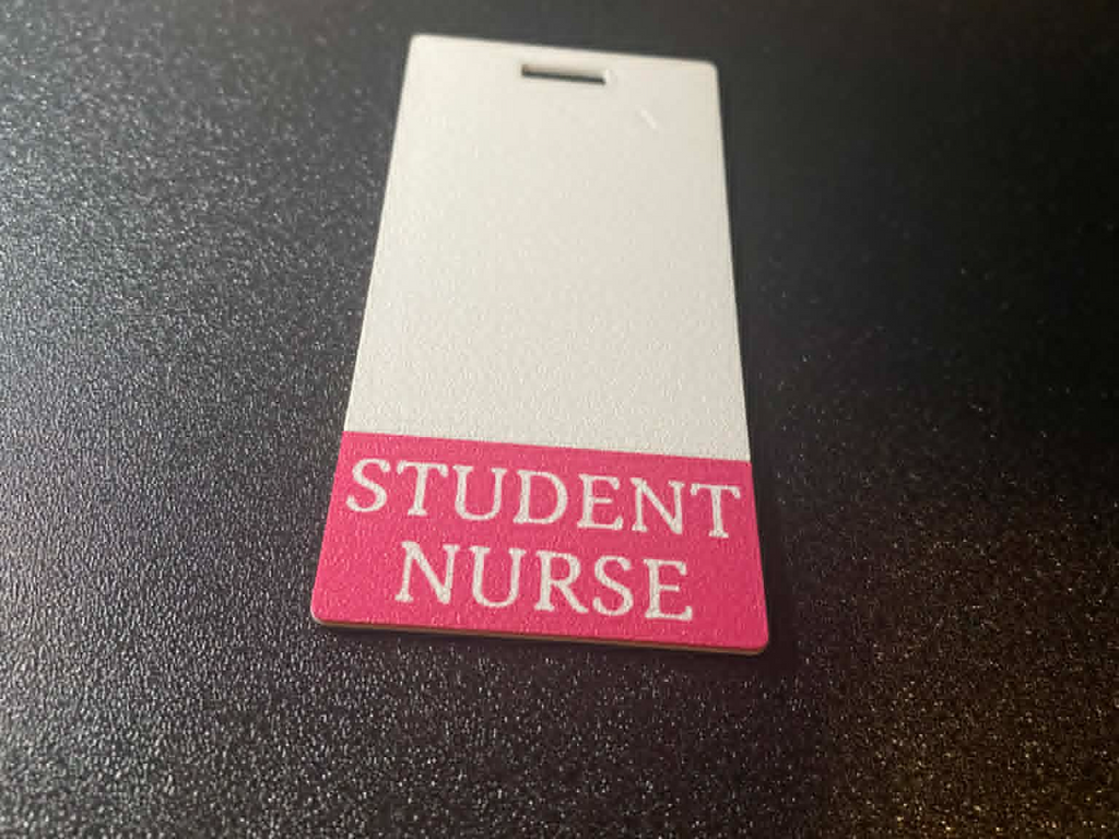 STUDENT NURSE Badge Buddy Name tag