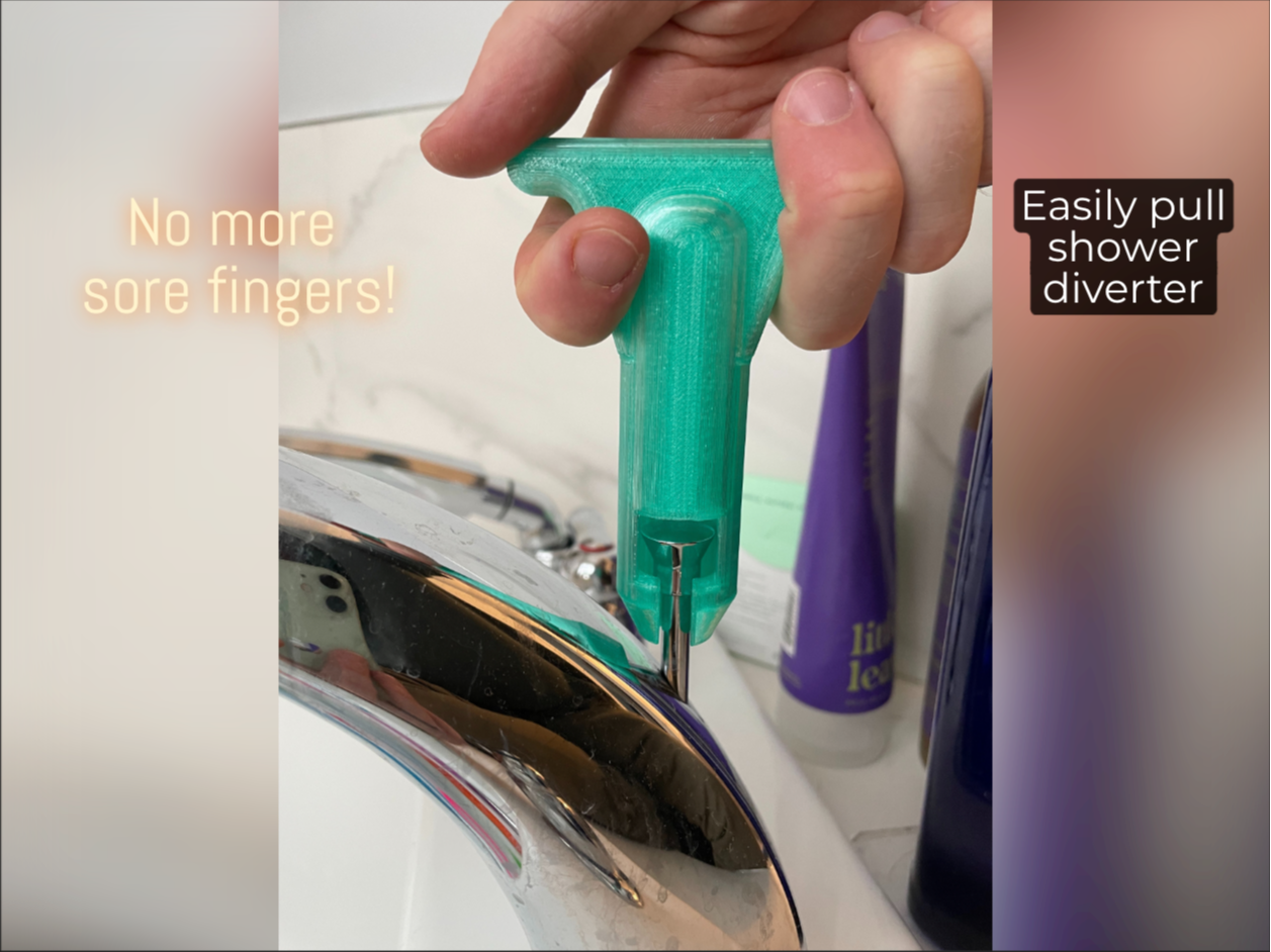 Shower Diverter Pull Assist