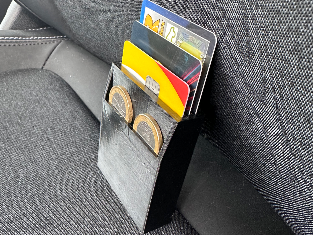 Car Card and Coin holder