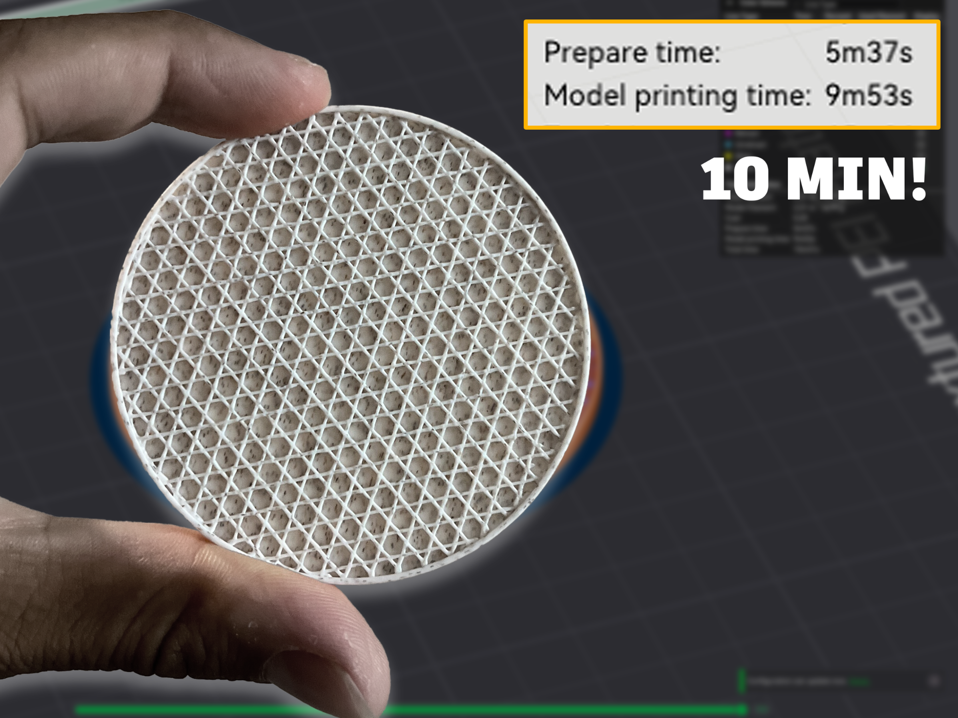 QuickPrint Coaster (10 MIN)