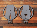Funny toilet signs