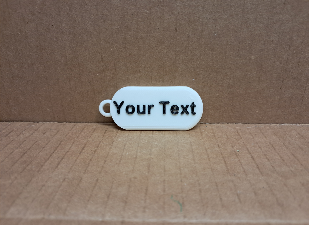 Small Customizable Keychain