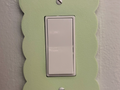Scalloped Light Switch Plate