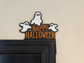 Happy Halloween Ghosts Door Corner