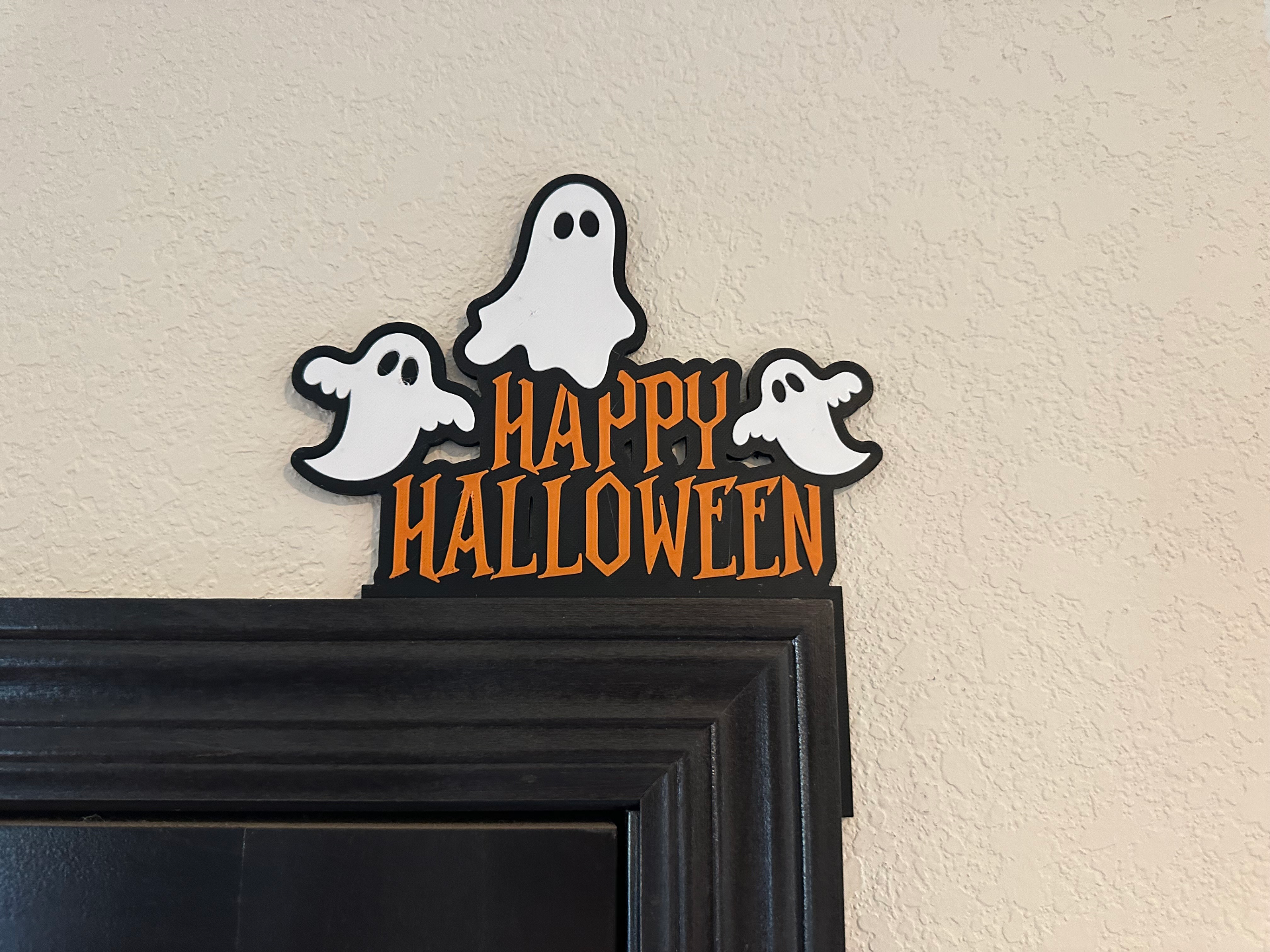 Happy Halloween Ghosts Door Corner