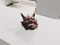 Oni Samurai Mask (Resizable) (Free To Use!)