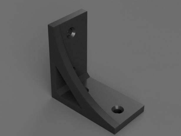 modern reinforced bracket 50x50x5mm