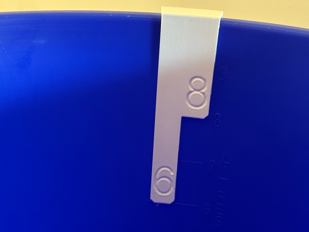 Aquarium Bucket Level - 6L & 8L levels - system