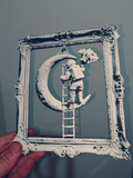 Astronaut Climbing to the Moon