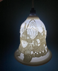 santa christmas bell