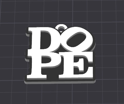 dope keychain /necklace charm (free commercial)