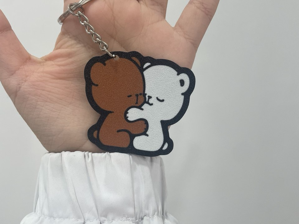cute teddy bear keychain