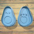 Cute Avocado Cookie Cutter Set