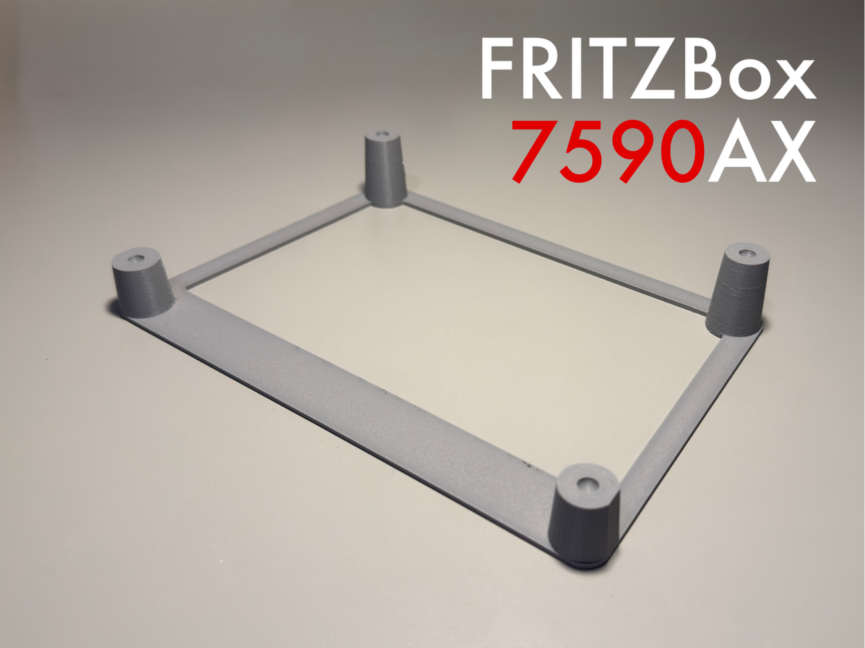 FRITZ!Box 7590 AX Podest für besseren Airflow