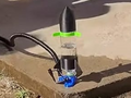 Foguete com garrafa PET (500ml) com lançador