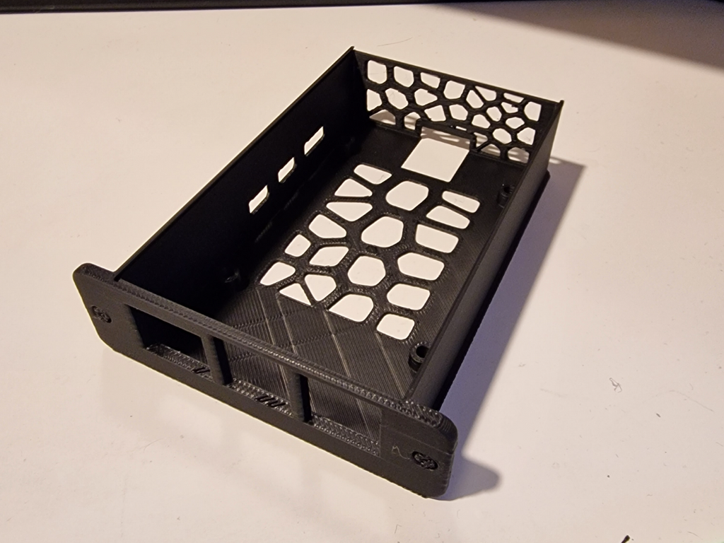 Pi 4 & 5 Mini Rack Sled with microSD Cutout